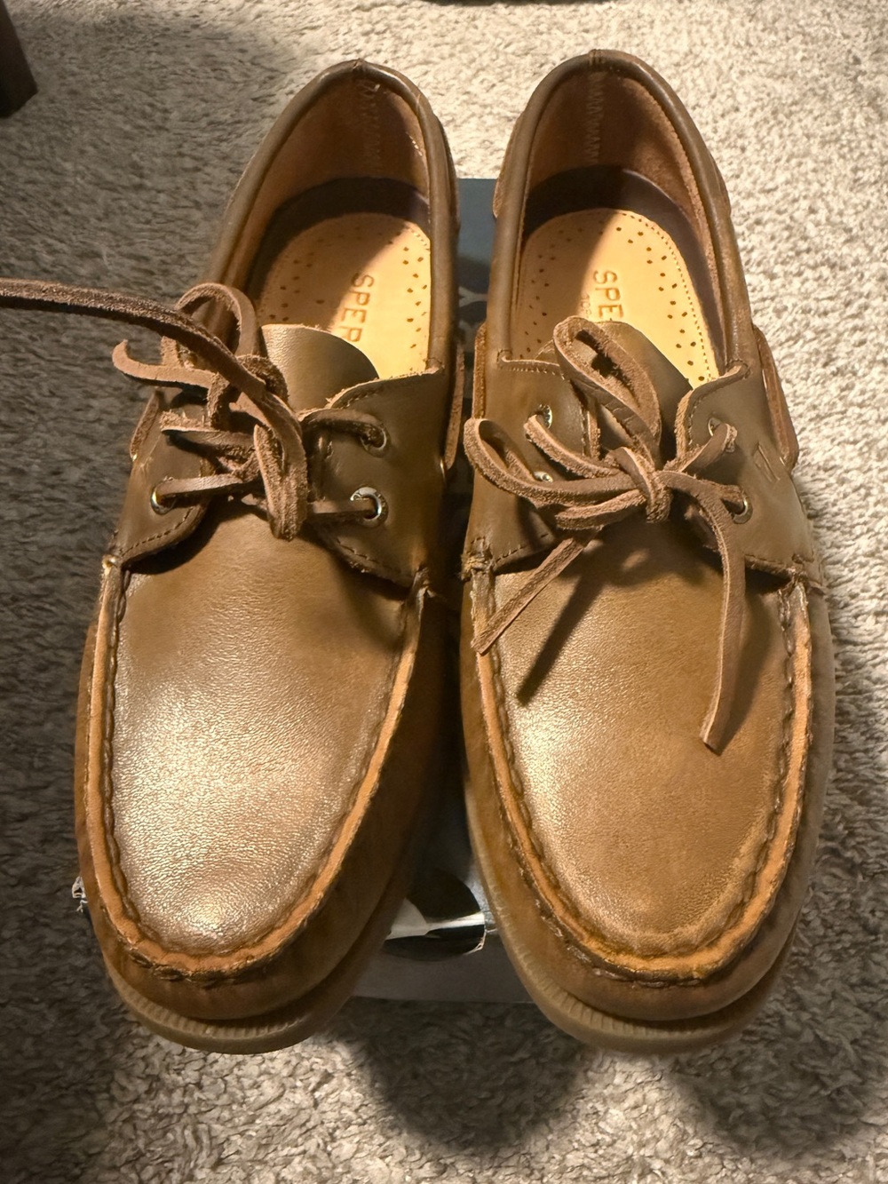 Sperry Women’s Brown Leather Boat Shoes
